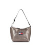 Tommy Jeans Дамска чанта Tjw Heritage Shoulder Bag Metal AW0AW15436 Сив - Mera.bg