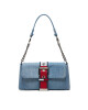 Tommy Jeans Дамска чанта Tjw Idol Shoulder Bag Denim AW0AW16694 Син - Mera.bg