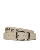 Tommy Jeans Дамски колан Tjw Bold Leather 3.0 AW0AW16255 Екрю - Mera.bg