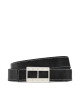 Tommy Jeans Дамски колан Tjw Heritage Leather 2.5 AW0AW14073 Черен - Mera.bg