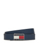 Tommy Jeans Дамски колан Tjw Rev. Leather AW0AW15838 Тъмносин - Mera.bg