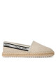 Tommy Jeans Еспадрили Tjw Flatform Webbing Espadrille EN0EN02362 Bleached Stone AEV - Mera.bg