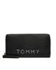 Tommy Jeans Голям дамски портфейл AW0AW16485 Черен - Mera.bg