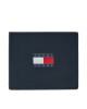 Tommy Jeans Голям мъжки портфейл Tjm Archive Leather Cc Coin AM0AM12441 Тъмносин - Mera.bg