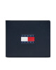 Tommy Jeans Голям мъжки портфейл Tjm Heritage Leather Cc & Coin AM0AM12086 Тъмносин - Mera.bg