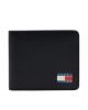 Tommy Jeans Голям мъжки портфейл Tjm Heritage Leather Cc Wallet AM0AM13371 Черен - Mera.bg