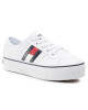 Tommy Jeans Гуменки Flatform Flag Sneaker EN0EN00944 White YBR - Mera.bg