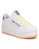 Tommy Jeans Гуменки Oversized Label Icon Sneaker EN0EN00787 White/Blush Red/ Melon Orange 0K4 - Mera.bg