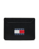Tommy Jeans Калъф за кредитни карти Tjm Heritage Leather Cc Holder AM0AM12085 Черен - Mera.bg