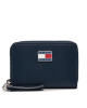 Tommy Jeans Малък дамски портфейл Tjw City-Wide Small Za AW0AW15940 Тъмносин - Mera.bg