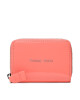Tommy Jeans Малък дамски портфейл Tjw Must Small Za Patent AW0AW14974 Коралов - Mera.bg