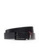 Tommy Jeans Мъжки колан Tjm Elevated Flag Leather 3.5 AM0AM08570 Черен - Mera.bg