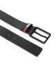 Tommy Jeans Мъжки колан Tjm Elevated Flag Leather 3.5 AM0AM08570 Черен - Mera.bg