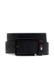 Tommy Jeans Мъжки колан Tjm Elevated Flag Leather 3.5 AM0AM13291 Черен - Mera.bg
