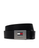 Tommy Jeans Мъжки колан Tjm Flag Buckle Leather 3.5 AM0AM12269 Черен - Mera.bg