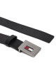 Tommy Jeans Мъжки колан Tjm Flag Buckle Leather 3.5 AM0AM12269 Черен - Mera.bg