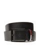 Tommy Jeans Мъжки колан Tjm New Leather 4.0 AM0AM09011 Черен - Mera.bg