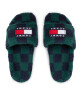 Tommy Jeans Пантофи Flag Slipper EM0EM01097 Dark Turf Green L6O - Mera.bg