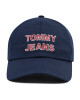 Tommy Jeans Шапка с козирка Graphic Cap AW0AW10191 Тъмносин - Mera.bg