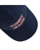 Tommy Jeans Шапка с козирка Graphic Cap AW0AW10191 Тъмносин - Mera.bg