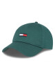 Tommy Jeans Шапка с козирка Tjm Elongated Flag Cap AM0AM11692 Зелен - Mera.bg