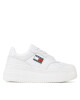Tommy Jeans Сникърси Retro Basket Flatf EN0EN02086 White 0K4 - Mera.bg