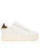 Tommy Jeans Сникърси Tjw Flatform Leopard Sneaker EN0EN02930 Бял - Mera.bg