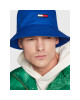 Tommy Jeans Текстилна шапка Flag Bucket AM0AM08495 Син - Mera.bg