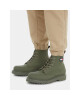 Tommy Jeans Туристически oбувки Tjm Ruberized Lace Up EM0EM01276 Зелен - Mera.bg