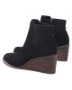 Toms Боти Sadie 10016851 Black Suede - Mera.bg