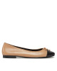 Tory Burch Балеринки Cap-Toe Ballet 154513 Бежов - Mera.bg