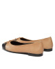 Tory Burch Балеринки Cap-Toe Ballet 154513 Бежов - Mera.bg
