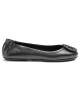 Tory Burch Балеринки Minnie Travel Ballet With Logo 49350 Черен - Mera.bg