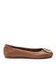 Tory Burch Балеринки Minnie Travel Ballet With Metal Logo 50393 Кафяв - Mera.bg