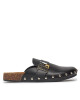 Tory Burch Чехли Mellow Stud Mule 154448 Perfect Black / Silver 006 - Mera.bg