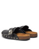 Tory Burch Чехли Mellow Stud Mule 154448 Perfect Black / Silver 006 - Mera.bg