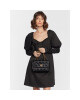 Tory Burch Дамска чанта Kira Woven Satin Samll Convertible Schoulder 142701 Black 001 - Mera.bg
