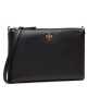 Tory Burch Дамска чанта Kira Pabbled Top-Zip Crossbody 61385 Black 001U - Mera.bg