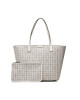 Tory Burch Дамска чанта Basketweave Tote 145634 Бежов - Mera.bg