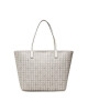 Tory Burch Дамска чанта Basketweave Tote 145634 Бежов - Mera.bg
