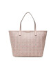 Tory Burch Дамска чанта Basketweave Tote 145634 Розов - Mera.bg