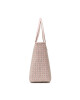 Tory Burch Дамска чанта Basketweave Tote 145634 Розов - Mera.bg
