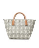 Tory Burch Дамска чанта Canvas Basketweave Small Tote 146547 New Ivory Basketweave 100 - Mera.bg