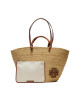 Tory Burch Дамска чанта Ella Straw Basket Tote 135740 Natural 254 - Mera.bg