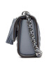Tory Burch Дамска чанта Flaming Small Convertible Shoulder Bag 75576 Cloud Blue 023 - Mera.bg