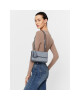 Tory Burch Дамска чанта Flaming Small Convertible Shoulder Bag 75576 Cloud Blue 023 - Mera.bg