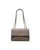 Tory Burch Дамска чанта Kira Chevron Convertible Shoulder Bag 90446 Сив - Mera.bg