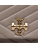 Tory Burch Дамска чанта Kira Chevron Convertible Shoulder Bag 90446 Сив - Mera.bg