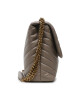 Tory Burch Дамска чанта Kira Chevron Convertible Shoulder Bag 90446 Сив - Mera.bg