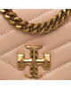 Tory Burch Дамска чанта Kira Chevron Small Convertible Shoulder Bag 90452 Розов - Mera.bg